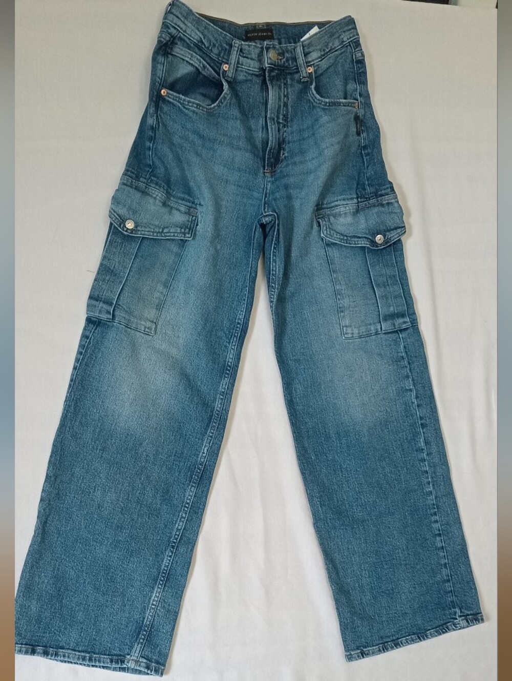 Silver Jeans Denim Cargo Wide Leg Womens W26/L31